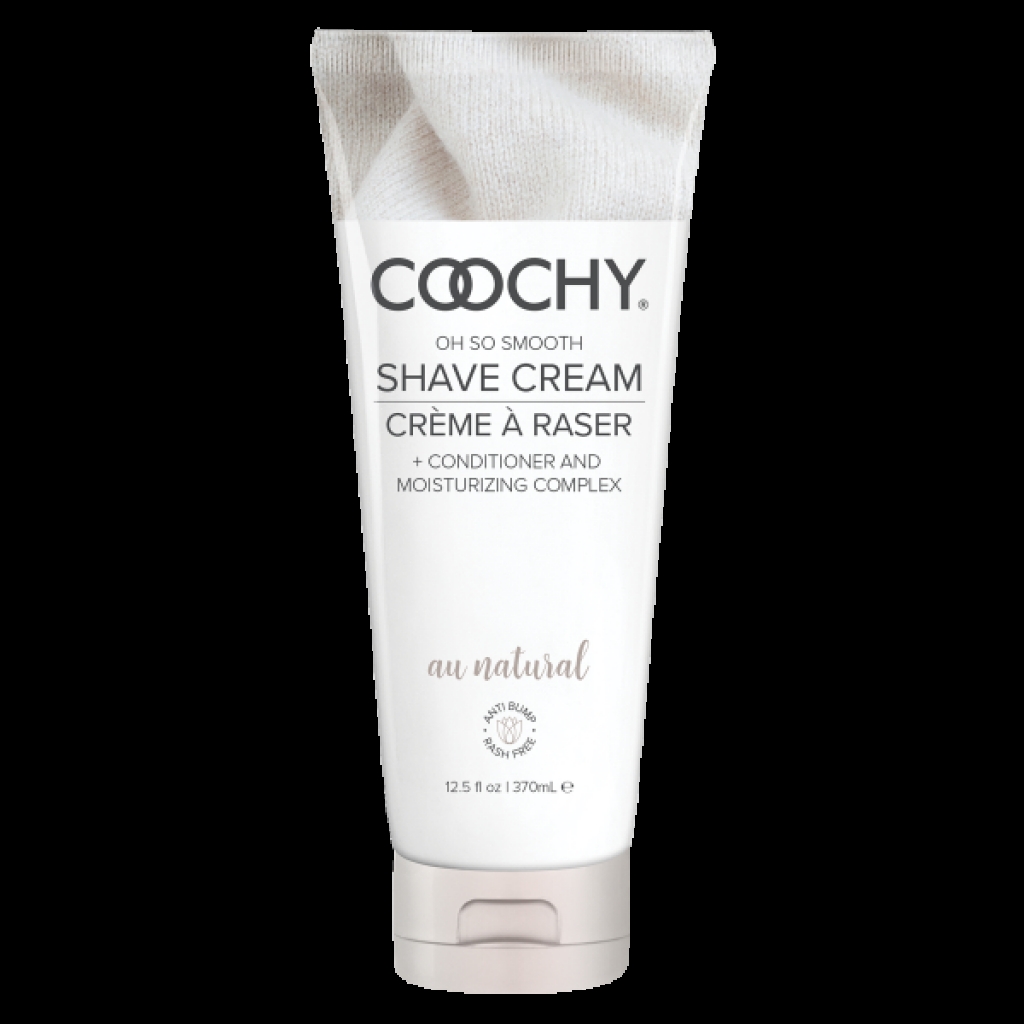 Coochy Shave Cream Au Natural 12.5oz - Classic Erotica