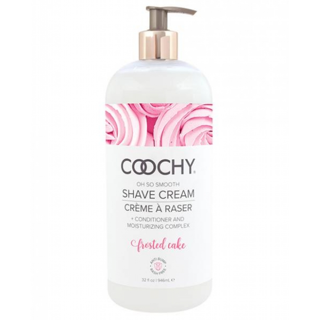 Coochy Oh So Smooth Shave Cream Frosted Cake 32oz - Classic Erotica