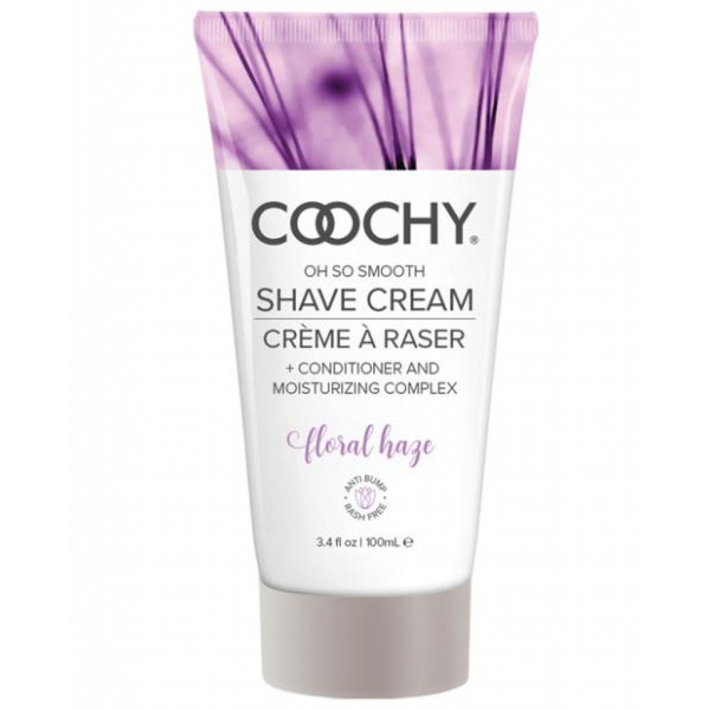 Coochy Shave Cream Floral Haze 3.4oz - Classic Erotica