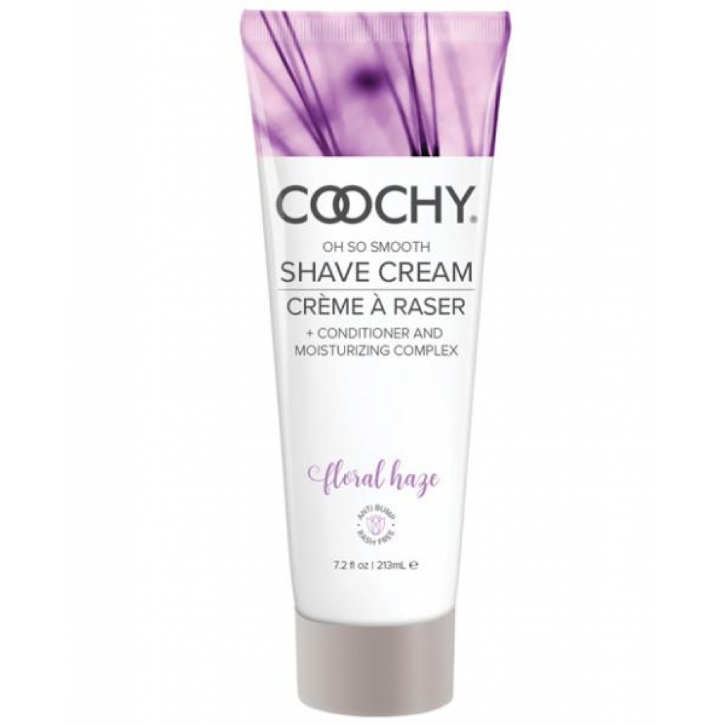 Coochy Shave Cream Floral Haze 7.2oz - Classic Erotica