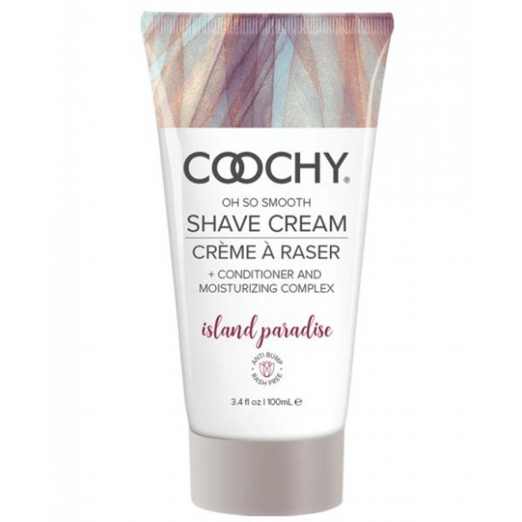 Coochy Shave Cream Island Paradise 3.4oz - Classic Erotica