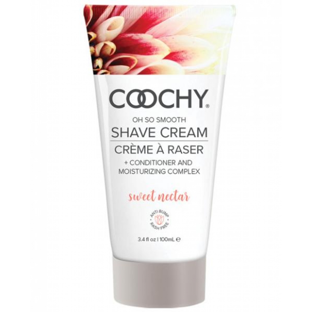 Coochy Shave Cream Sweet Nectar 3.4oz - Classic Erotica