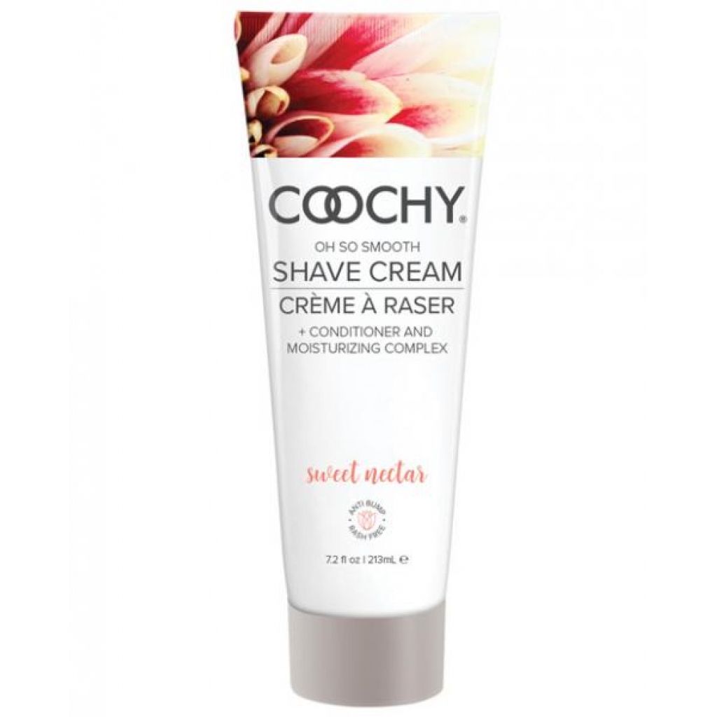 Coochy Shave Cream Sweet Nectar 7.2oz - Classic Erotica