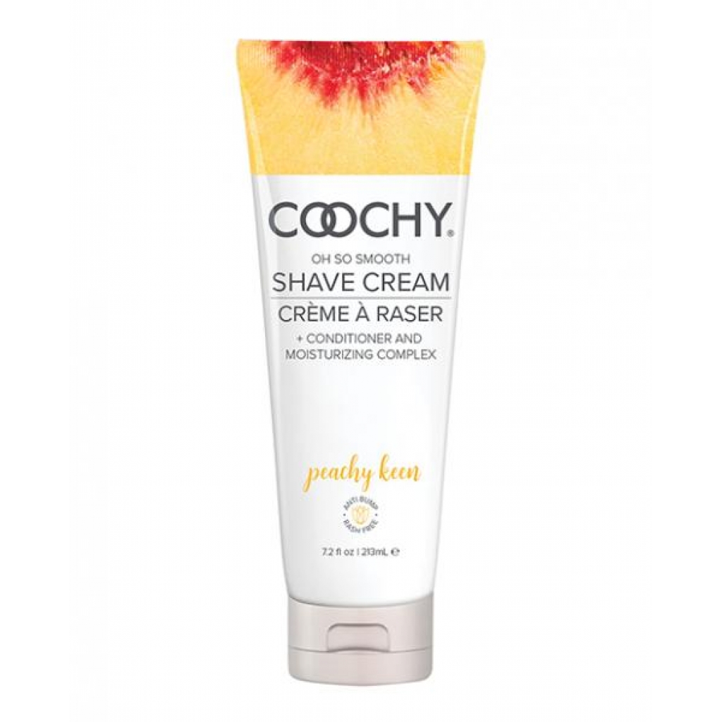 Coochy Shave Cream Peachy Keen 7.2 fluid ounces - Classic Erotica