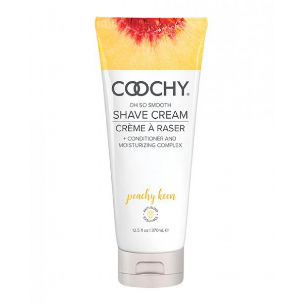 Coochy Shave Cream Peachy Keen 12.5 fluid ounces - Classic Erotica