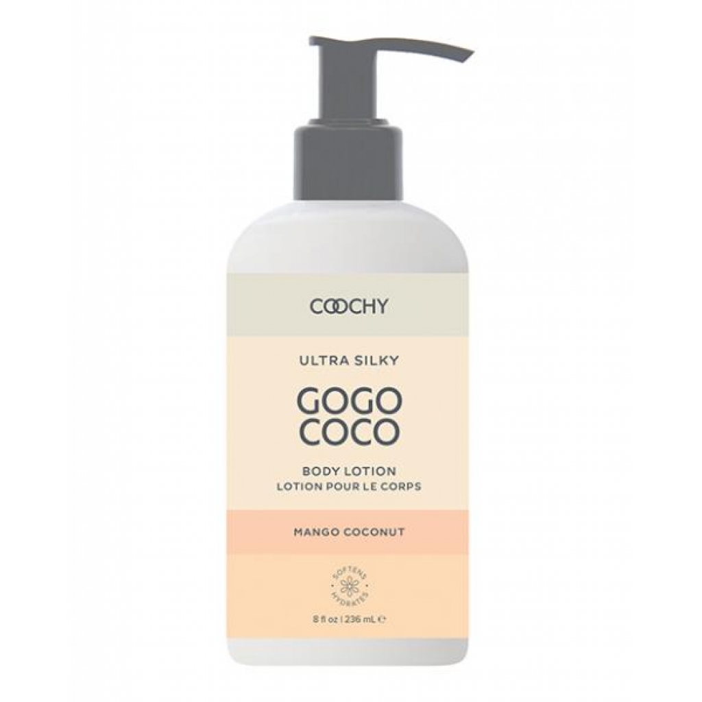 Coochy Ultra Silky Body Lotion Mango Coconut 8 Oz - Classic Brands