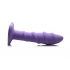 Simply Sweet Swirl Silicone Dildo Purple - Curve Novelties