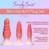 Simply Sweet Silicone Butt Plug Set Pink - Curve Novelties