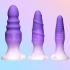 Simply Sweet Silicone Butt Plug Set Purple - Curve Novelties