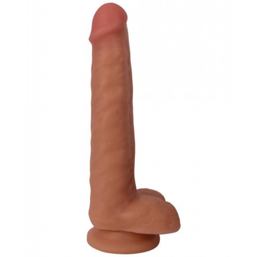 Thinz 8 inches Slim Dong with Balls Vanilla Beige - Curve Toys