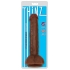 Thinz 8 inches Slim Dong with Balls Chocolate Brown - Curve Toys