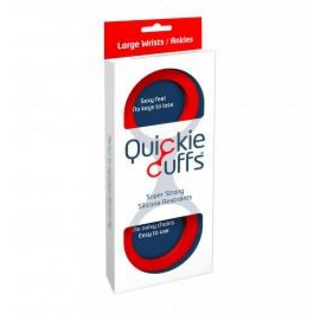 Quickie Cuffs Red Large - Creative Conceptions