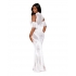 Bodystocking Gown White O/s - Dream Girl Lingerie
