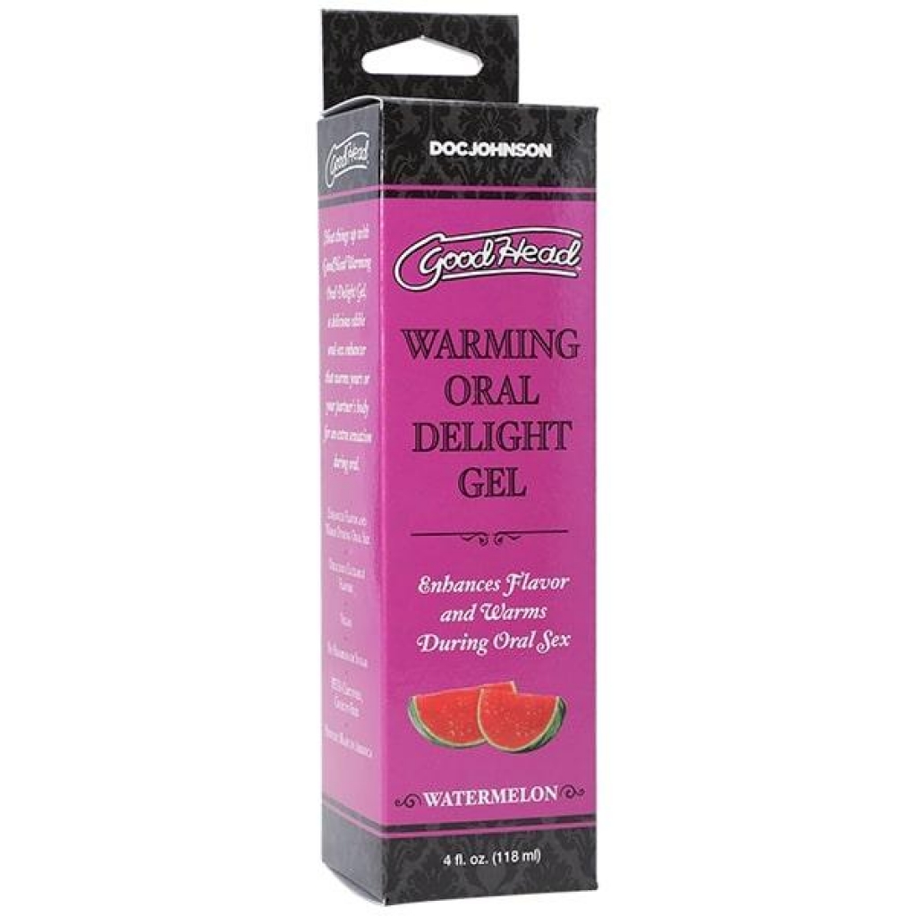 Goodhead Warming Oral Delight Gel Watermelon 4 Oz - Doc Johnson Novelties