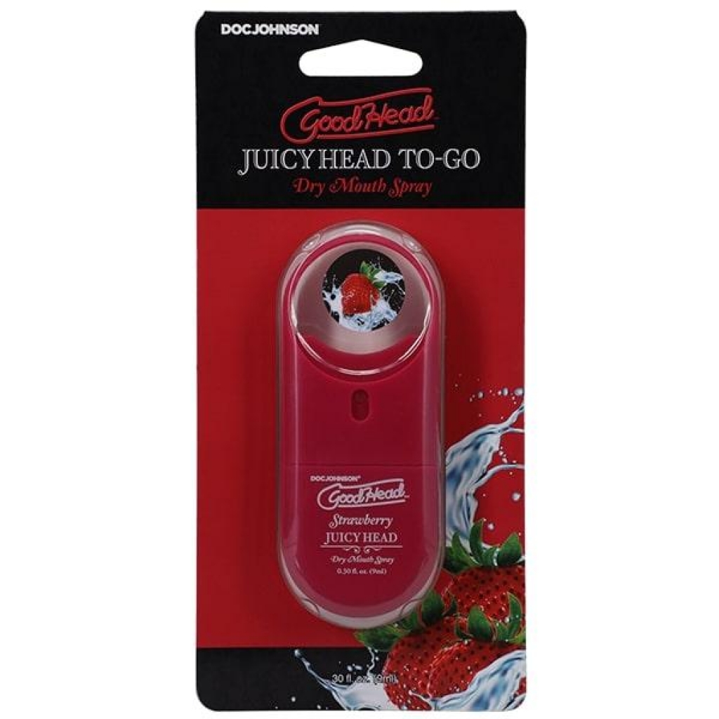 Goodhead Juicy Head Spray To- Go Strawberry 0.30 Fl Oz - Doc Johnson Novelties