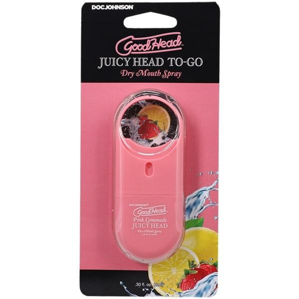Goodhead Juicy Head Spray To- Go Pink Lemonade 0.30 Fl Oz - Doc Johnson Novelties