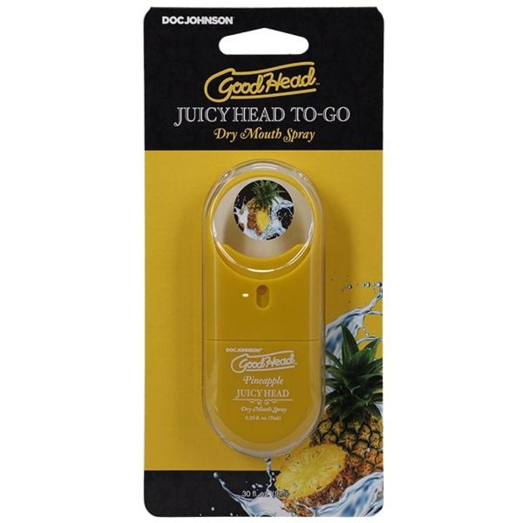 Goodhead Juicy Head Spray To- Go Pineapple 0.30 Fl Oz - Doc Johnson Novelties