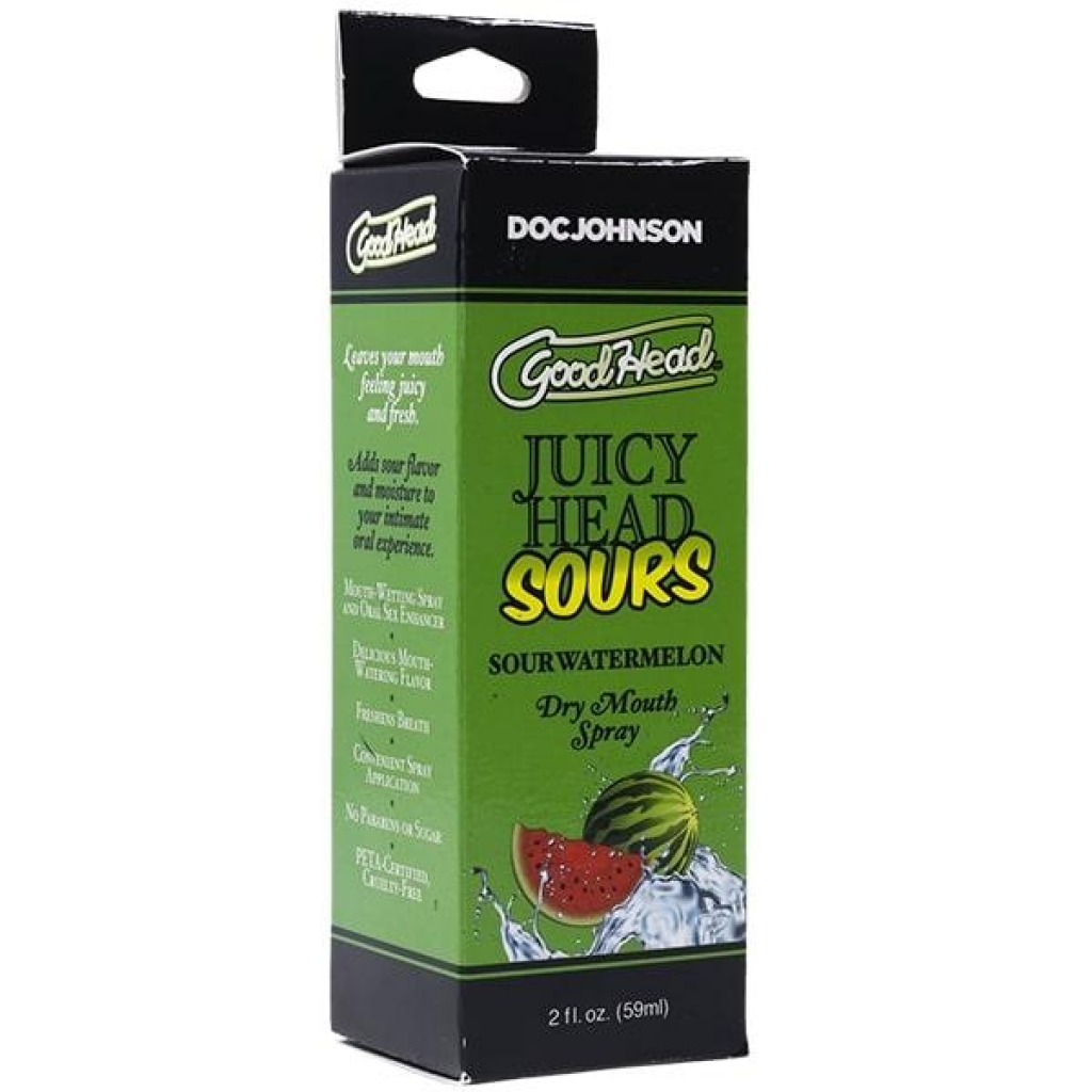 Goodhead Juicy Head Sours Mouth Spray Watermelon 2 Oz - Doc Johnson Novelties