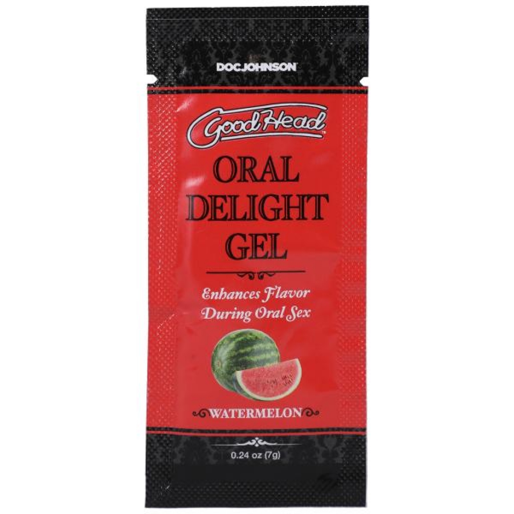 Goodhead Oral Delight Gel Bulk Refill Watermelon 48 Pcs 0.24 Oz - Doc Johnson Novelties