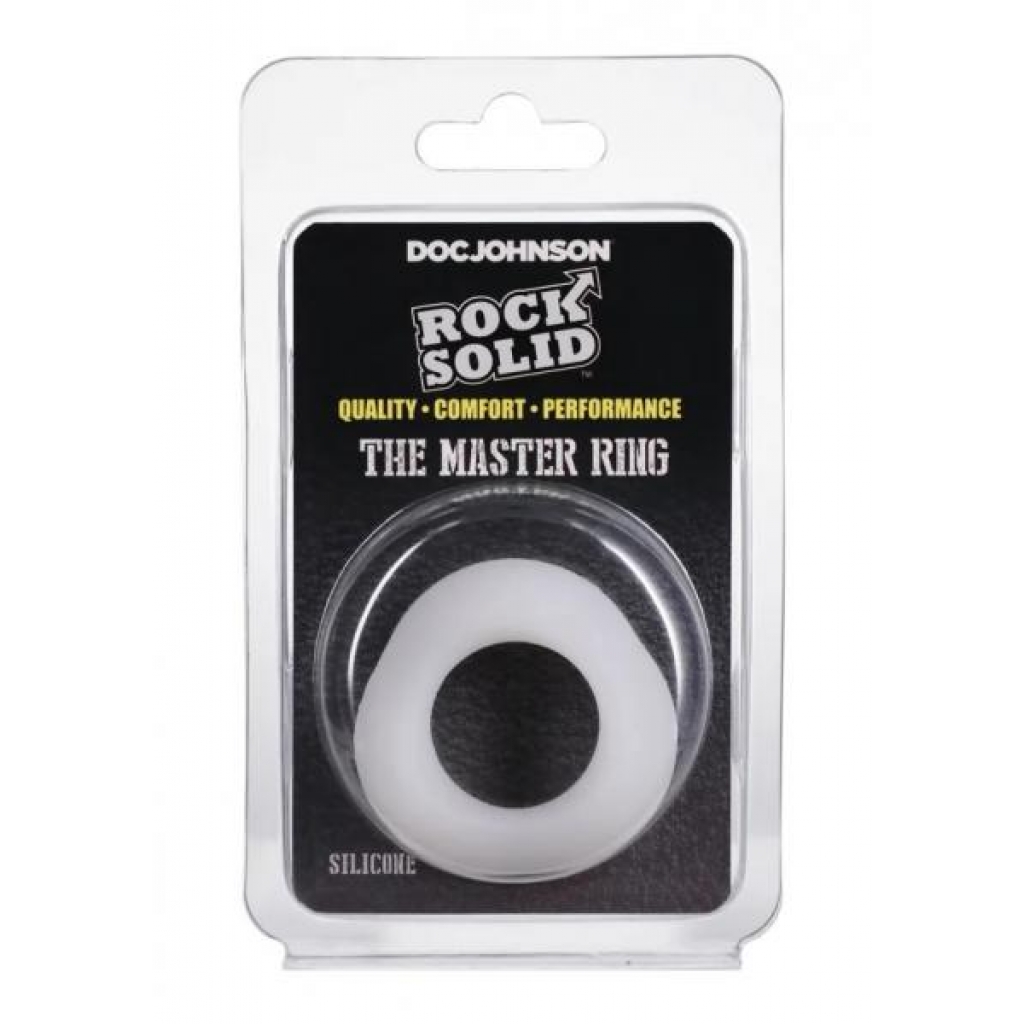 Rock Solid Master Ring Translucent - Doc Johnson Novelties