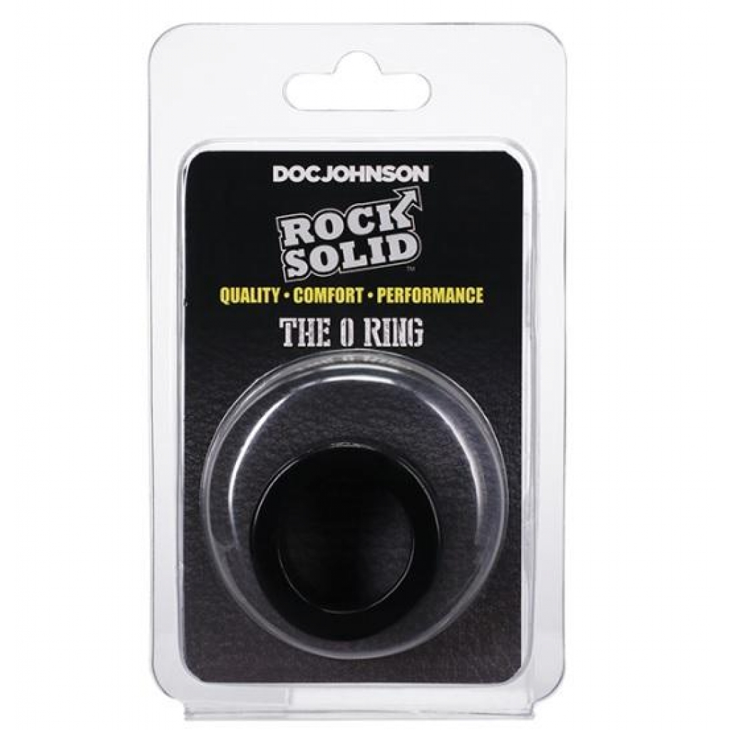 Rock Solid O Ring Black - Doc Johnson Novelties