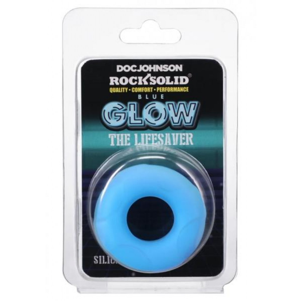 Rock Solid Lifesaver Blue Glow - Doc Johnson Novelties
