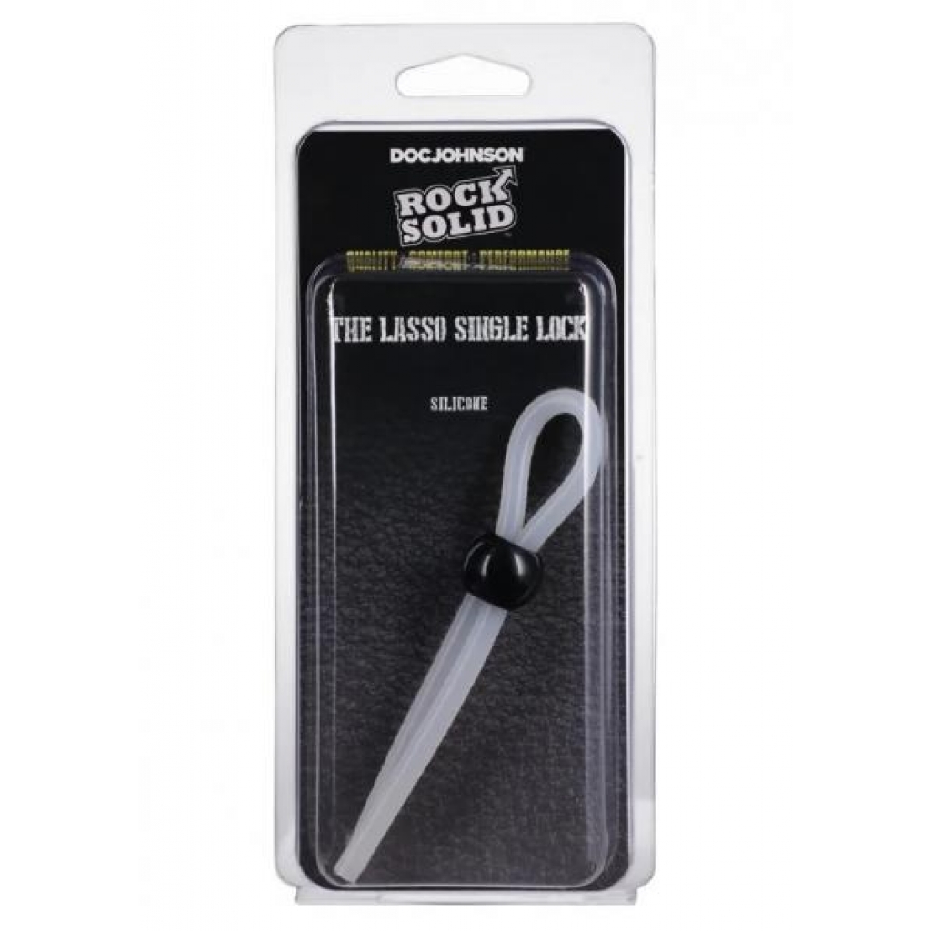 Rock Solid Lasso Single Lock Translucent - Doc Johnson Novelties