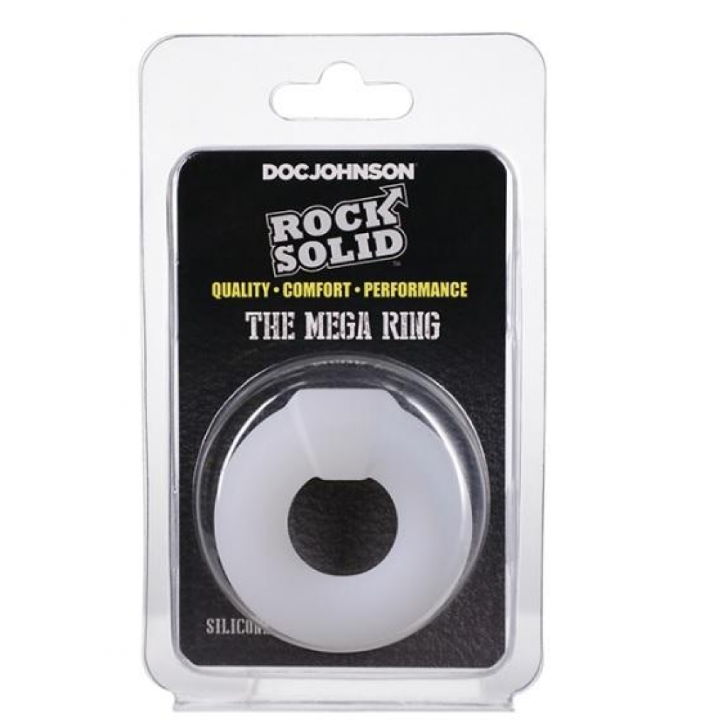 Rock Solid Mega Ring Translucent - Doc Johnson Novelties