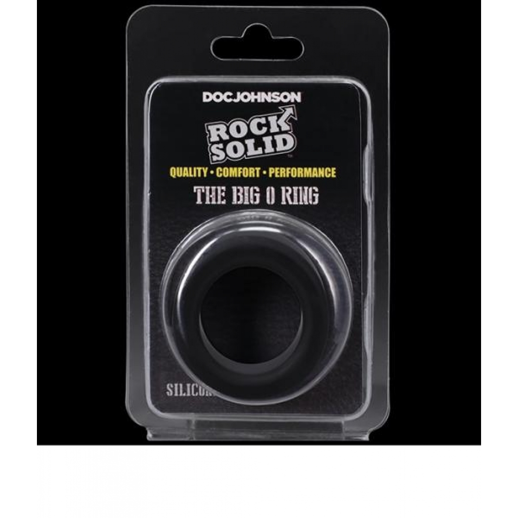 Rock Solid Big O Ring Black - Doc Johnson Novelties