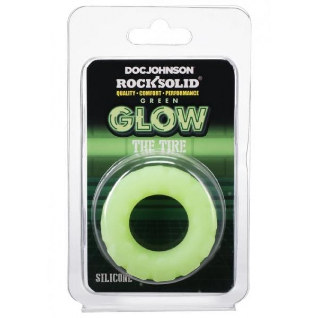 Rock Solid Tire Green Glow - Doc Johnson Novelties