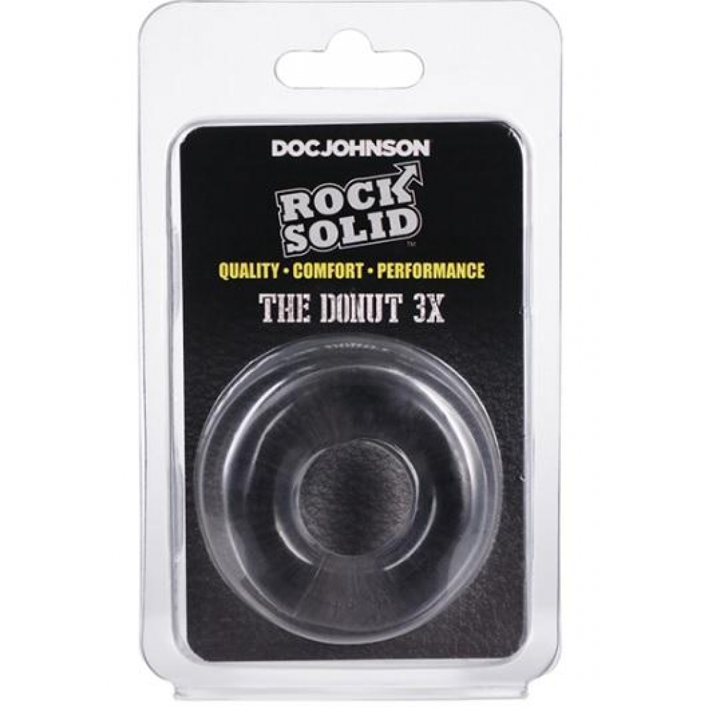 Rock Solid Donut 3x Clear - Doc Johnson Novelties