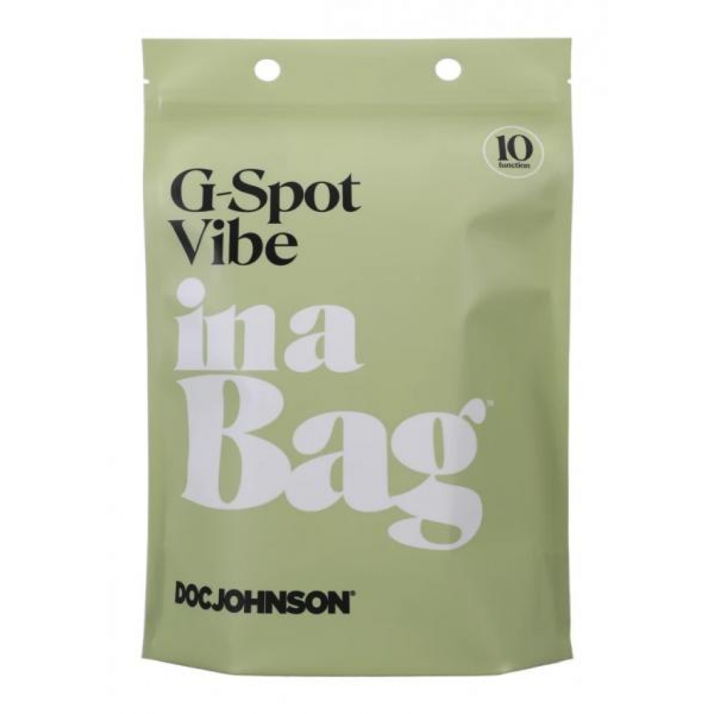 In A Bag G-spot Vibe Black - Doc Johnson Novelties