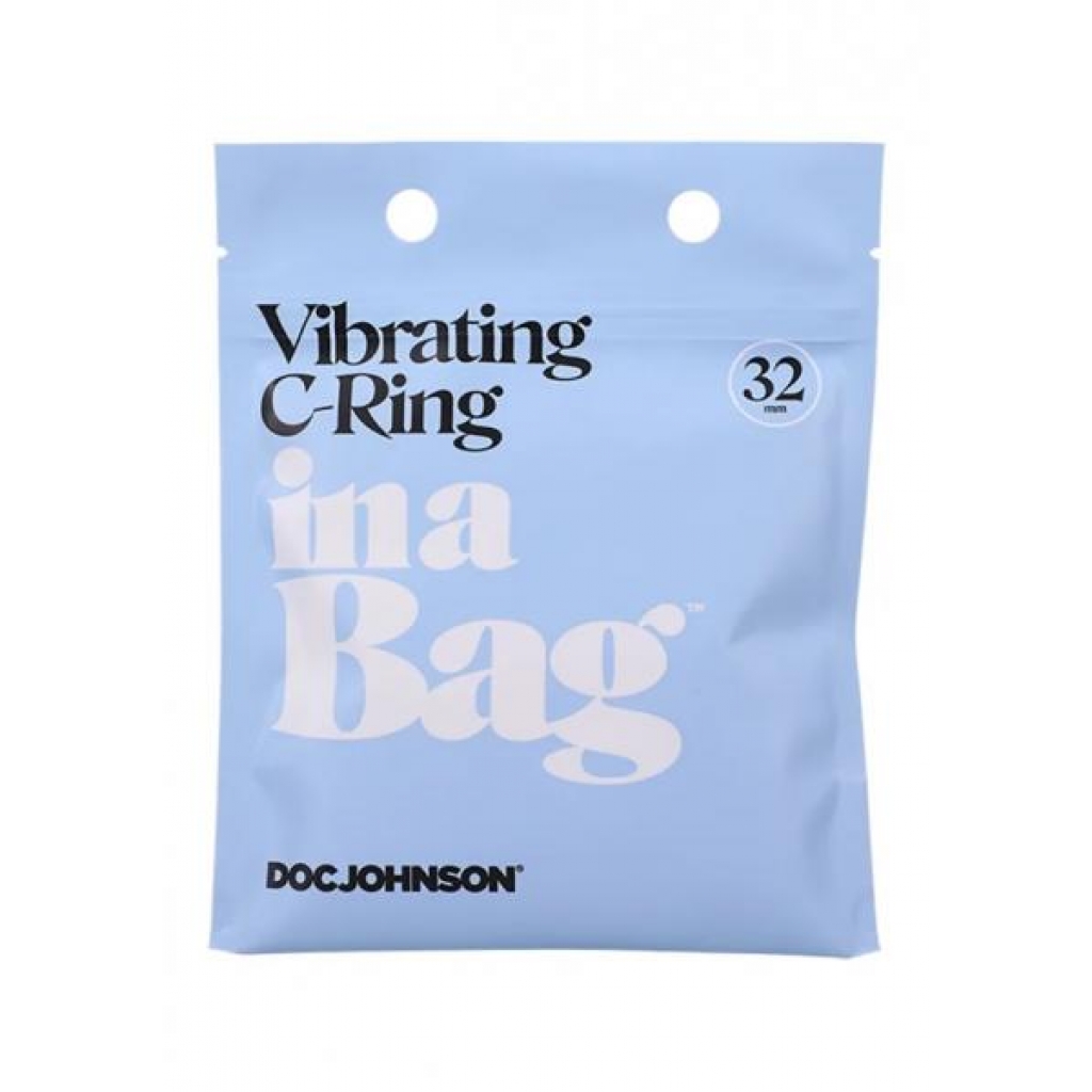 In A Bag Vibrating C-ring Black - Doc Johnson Novelties