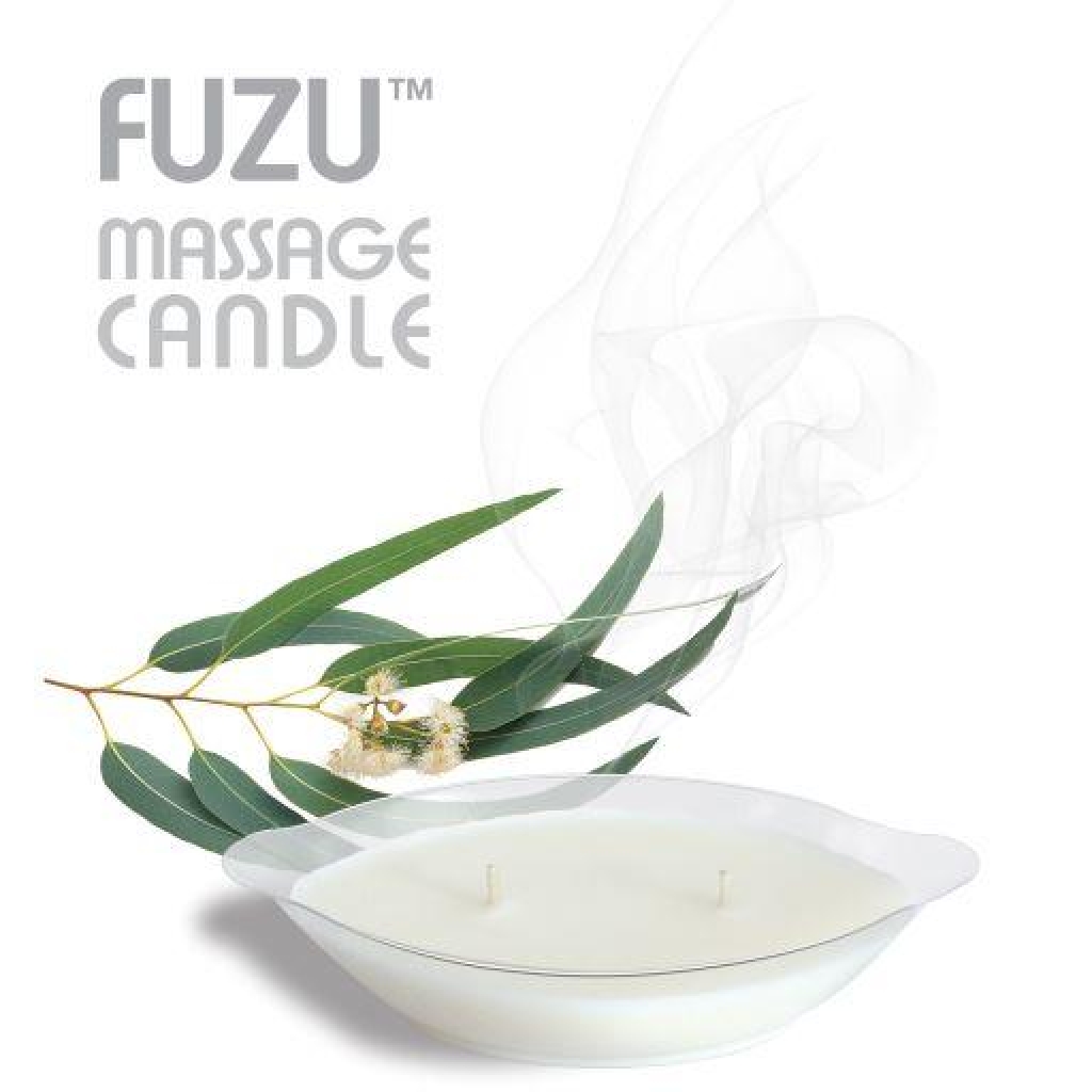 Fuzu Massage Candle Eucalyptus Calm 4 Oz - Doctor Love