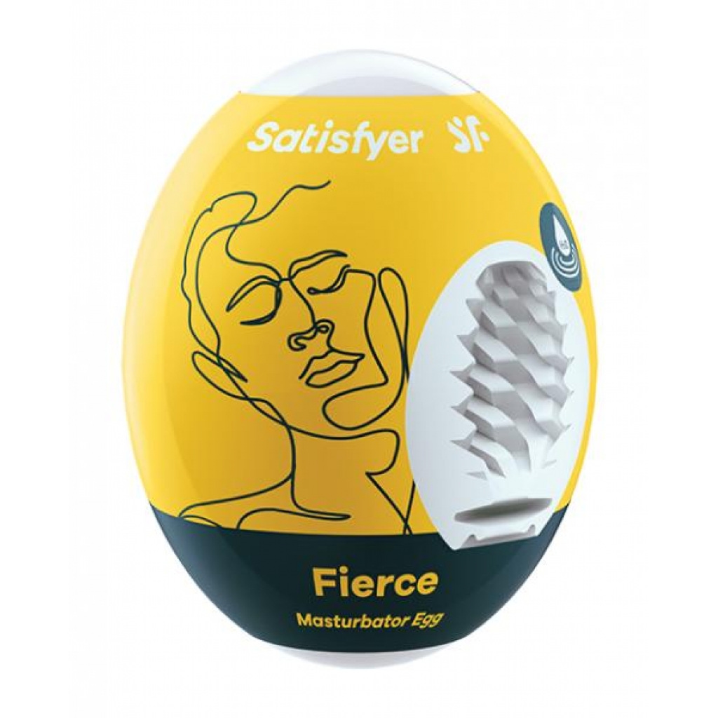 Satisfyer Fierce Masturbator Egg Yellow (net) - Satisfyer