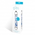 Glas 6.5 inches Full Tip Textured Glass Dildo Clear - Glas Toy