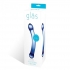 Glas 6 inches Curved Glass G-Spot Dildo Blue - Glas Toy