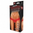 Crotchless Panties Pearl Beads Red S/M - Hustler Lingerie