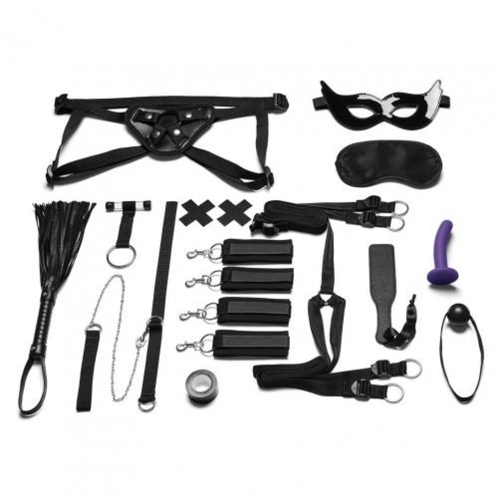 Everything You Need Bondage In A Box 12 Piece Bedspreader Set - Electric Eel Inc