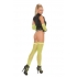 Neon Nites Fishnet Thigh High Stockings Green O/S - Elegant Moments 