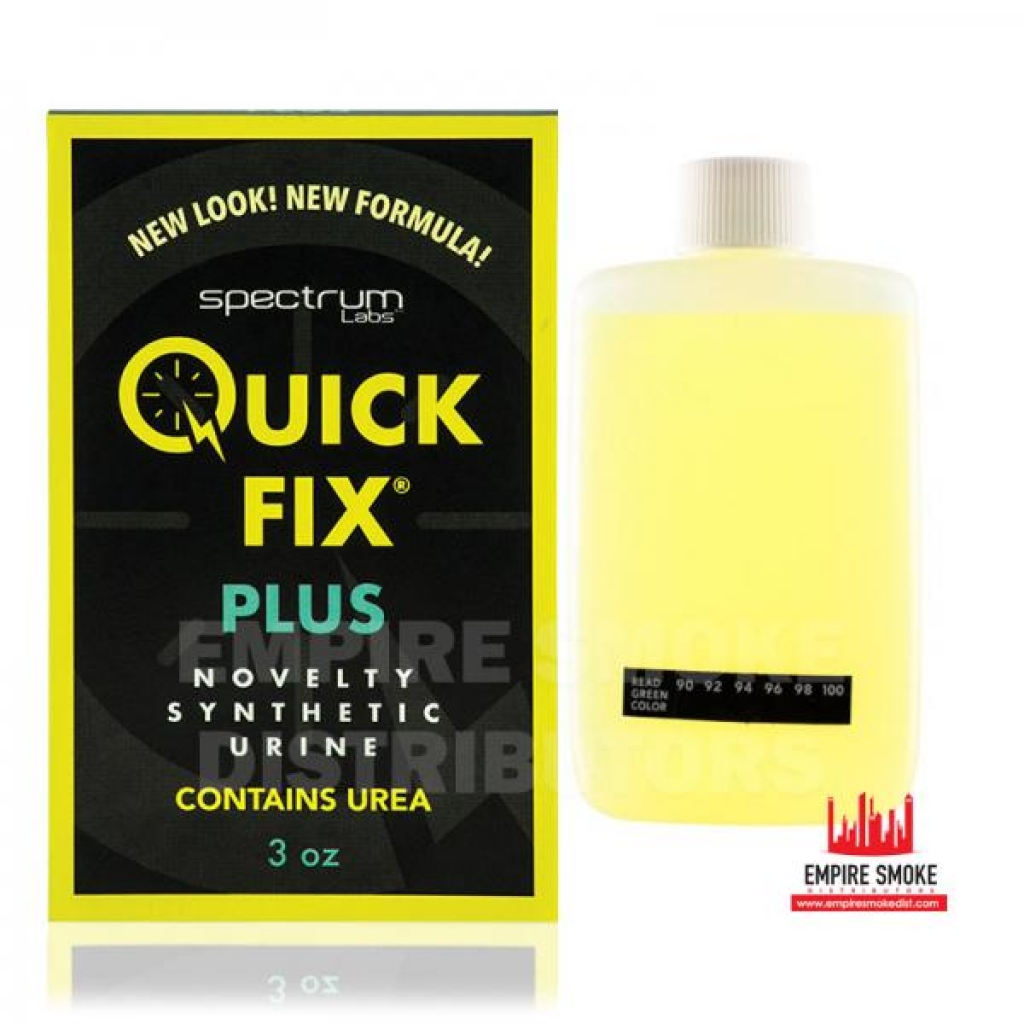 Quick Fix Plus Synthetic Urine 3 Oz Bottle (net) - Empire Smoke Distributor
