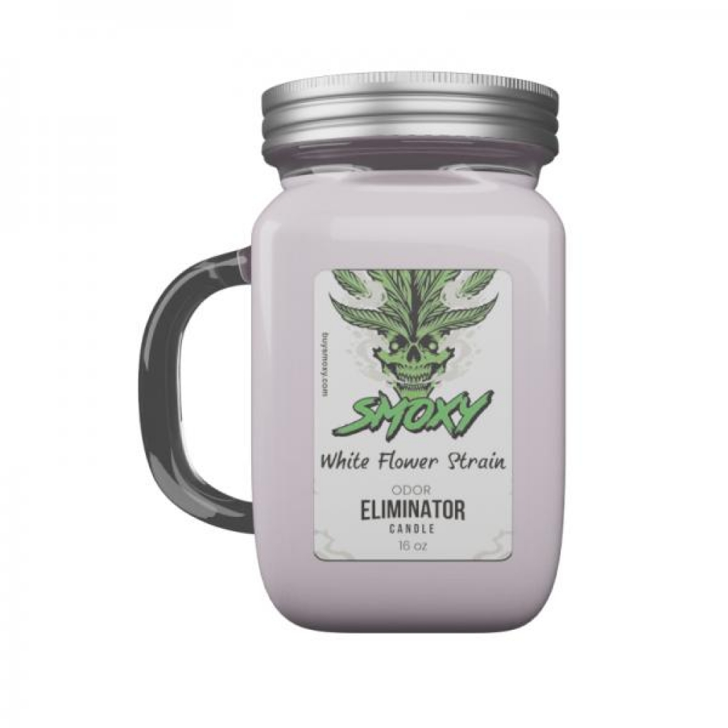 Smoxy Candle White Flower Stain 13 Oz (net) - Empire Smoke Distributor