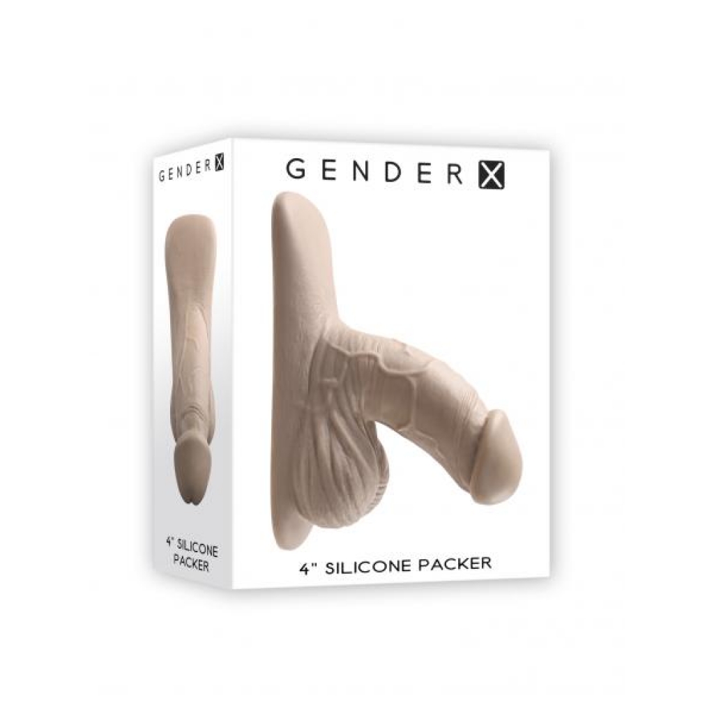 Gender X 4in Silicone Packer Light - Evolved Novelties