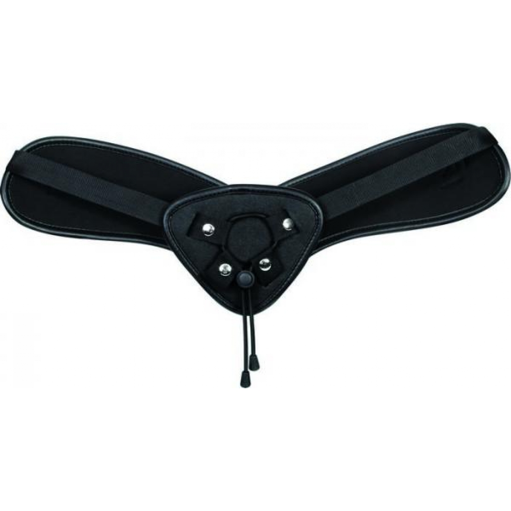 Ultimate Adjustable Harness Black Faux Leather O/S - Evolved Novelties