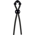 Ultimate Silicone Lasso Cock Ring Black - Evolved Novelties