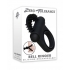 Bell Ringer Black Vibrating Cock Ring & Ball Strap - Evolved Novelties