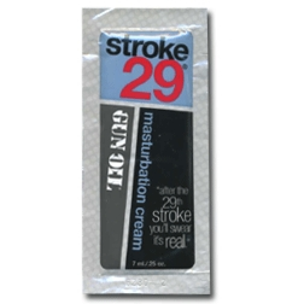 Stroke 29 Masturbation Cream Foil Pack Each - Empowered Products