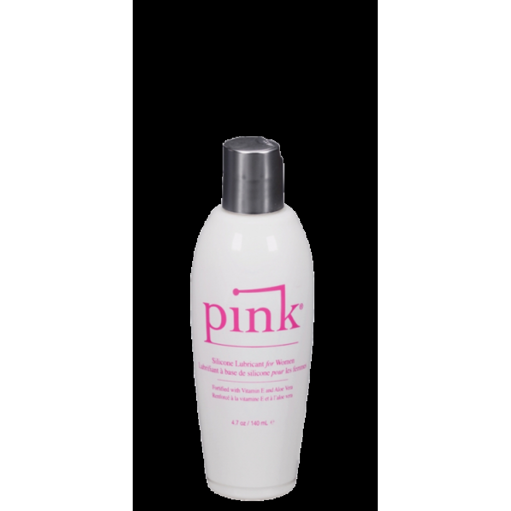 Pink Silicone Lube Flip Top Bottle 4.7 fluid ounces - Empowered Products