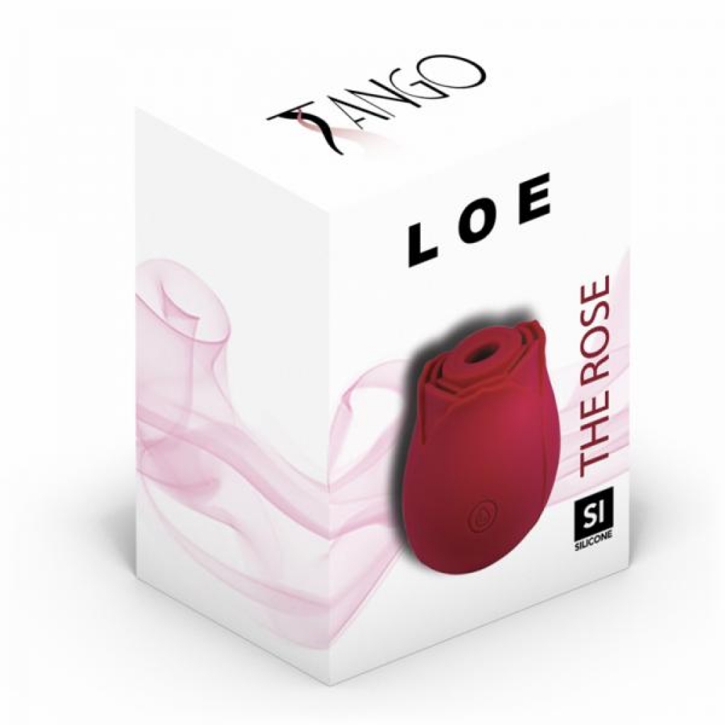 Loe The Rose Premium Suction Stimulator Red - Freedom Novelties