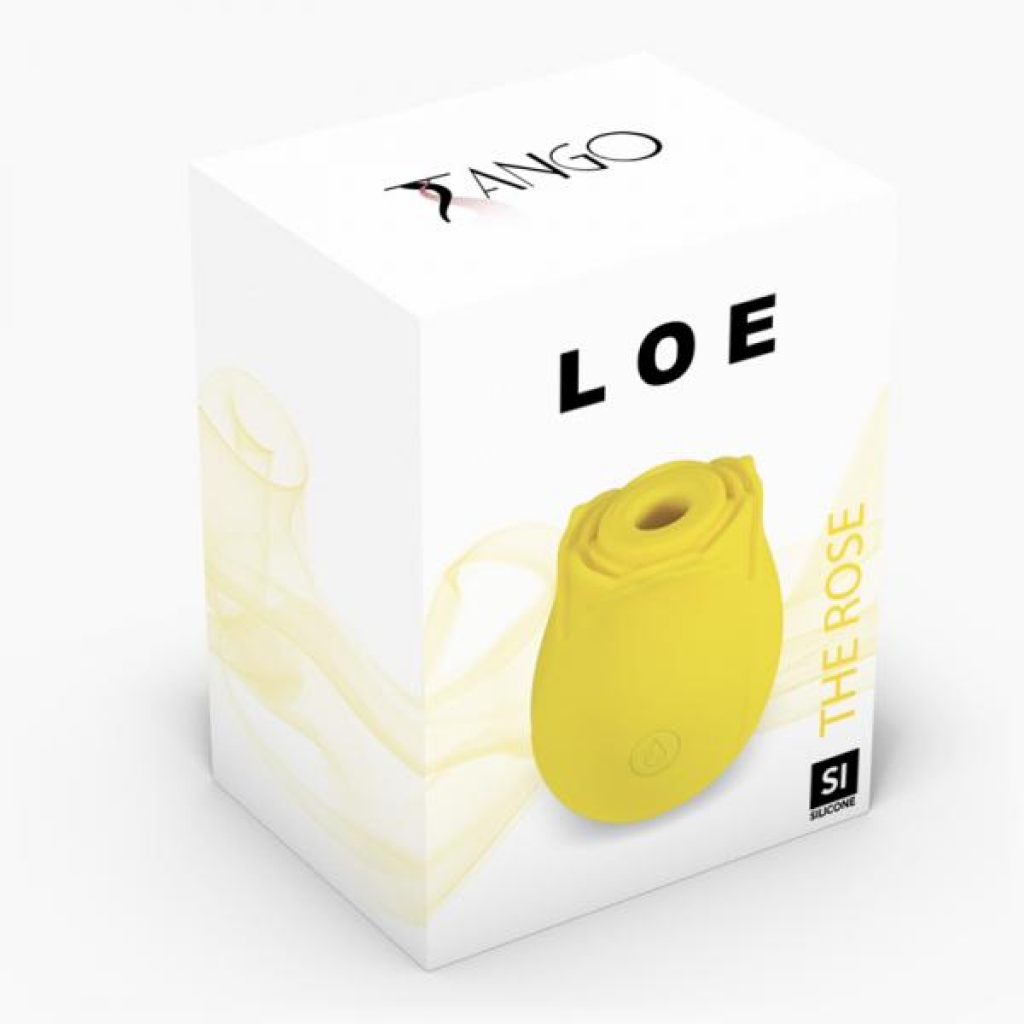 Loe The Rose Premium Suction Stimulator Yellow - Freedom Novelties